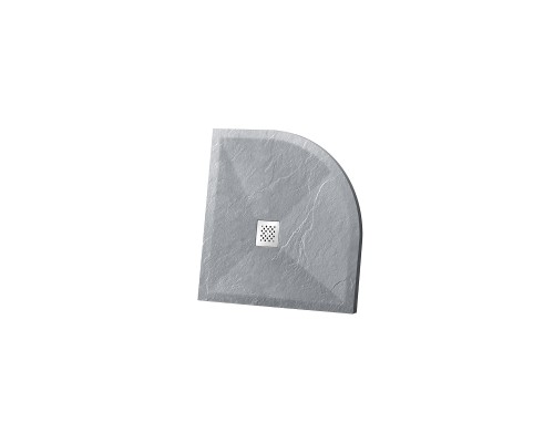 Поддон для душа из искусственного камня Vincea VST-4SQ9090G 900x900x25 серый