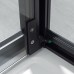 Душевой уголок с поворотной дверью Vincea Stile 900x900 Черный, арт
