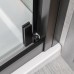 Душевой уголок с поворотной дверью Vincea Stile 900x900 Черный, арт