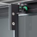 Душевой уголок с поворотной дверью Vincea Stile 900x900 Черный, арт
