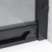 Душевой уголок с поворотной дверью Vincea Stile 900x900 Черный, арт