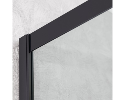 Душевой уголок с поворотной дверью Vincea Stile 900x900 Черный, арт