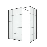 Душевое ограждение NEW TRENDY NEW MODUS BLACK 130x90x200 черный