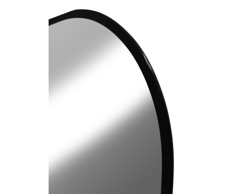 Зеркало Reflection Black View с подсветкой, бесконтактным сенсором, часами 50х70