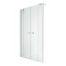 Дверь в нишу NEW TRENDY REFLEXA 200x200 хром