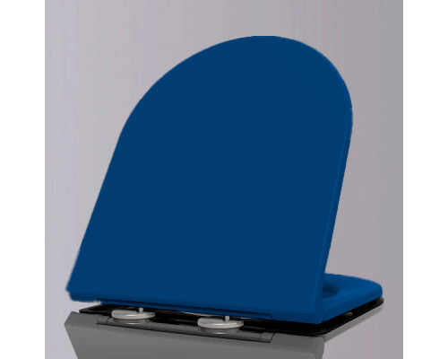 Сиденье микролифт KR-33BUM синий матовый