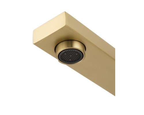 Смеситель для раковины встраиваемый Wonzon&Woghand, Брашированное золото WW-105-BG