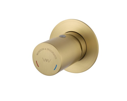 Смеситель для раковины встраиваемый Wonzon&Woghand, Брашированное золото WW-105-BG