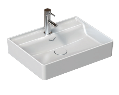 Раковина накладная ISVEA Vea 61 61см, белый 10VAS5061I