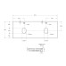 Столешница под раковину BelBagno 120 Marmo Nero Opaco
