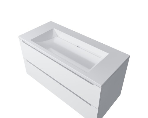 Раковина для ванной 100 см, Uperwood Infinity, белая глянцевая