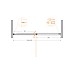 Душевая дверь Cezares Urban 130 URBAN-B-12-130-C-NERO Черный матовый