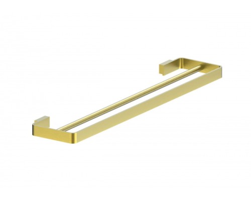 Полотенцедержатель двойной Wonzon&Woghand, Брашированное золото