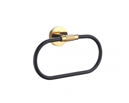 Кольцо для полотенец Wonzon&Woghand, Черный/Золото