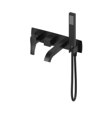 Смеситель для ванны встраиваемый Wonzon&Woghand FLEX, Черный матовый WW-88889072-MB