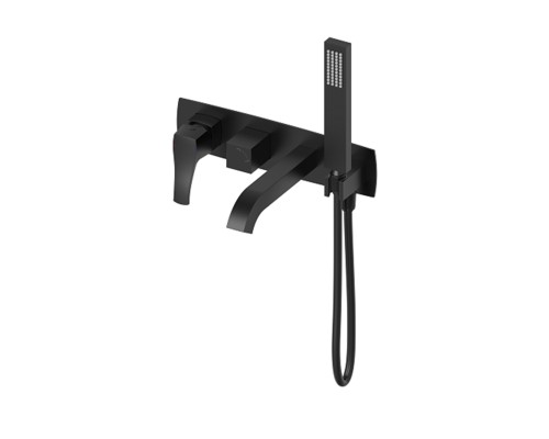 Смеситель для ванны встраиваемый Wonzon&Woghand FLEX, Черный матовый WW-88889072-MB
