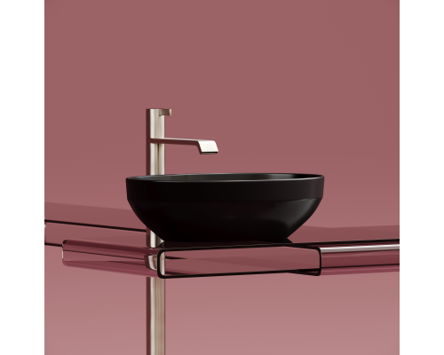 Чаша накладная овальная Ceramica Nova Element 50x36 Чёрный Матовый