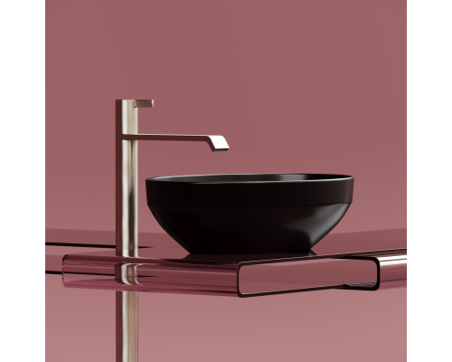 Чаша накладная овальная Ceramica Nova Element 50x36 Чёрный Матовый