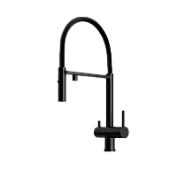 Смеситель для кухни SANCOS Imola SC4010MB с подключением фильтра для воды, матовый черный