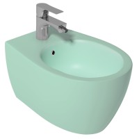 Биде ISVEA Sentimenti Neo подвесной 363x510x400 мятно-зеленый матовый 10AR41010SV-2T