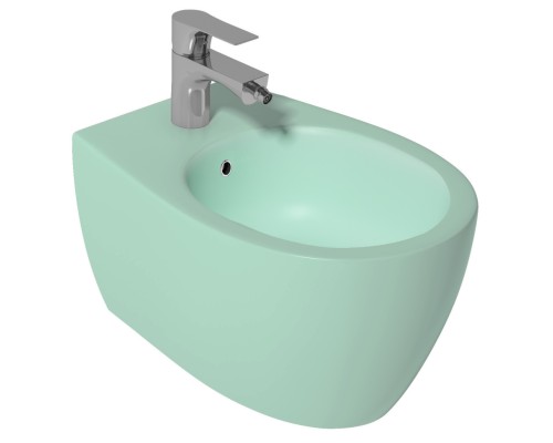 Биде ISVEA Sentimenti Neo подвесной 363x510x400 мятно-зеленый матовый 10AR41010SV-2T