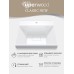 Раковина для ванной 50 см, Uperwood Classic New, белая глянцевая, с накладкой для слива