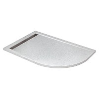Душевой поддон из искусственного камня Cezares Tray AS 120x80 L TRAY-AS-RH-120/80-30-W-L Белый
