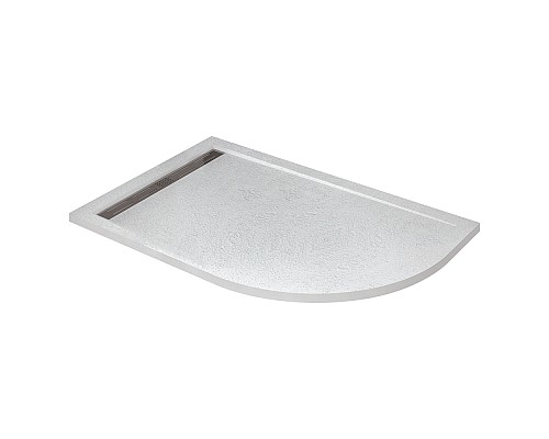 Душевой поддон из искусственного камня Cezares Tray AS 120x80 L TRAY-AS-RH-120/80-30-W-L Белый