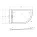 Душевой поддон из искусственного камня Cezares Tray AS 120x80 L TRAY-AS-RH-120/80-30-W-L Белый