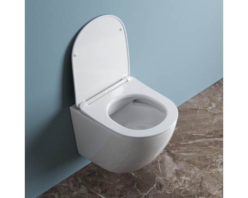 Унитаз BelBagno Uno BB3105CHR/SC подвесной с сиденьем Микролифт