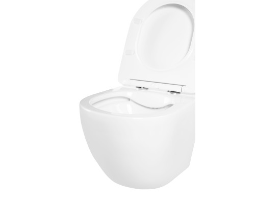 Унитаз BelBagno Uno BB3105CHR/SC подвесной с сиденьем Микролифт