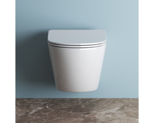 Унитаз BelBagno Uno BB3105CHR/SC подвесной с сиденьем Микролифт