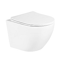 Унитаз BelBagno Uno BB3105CHR/SC подвесной с сиденьем Микролифт