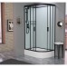 Душевая кабина Frank F412/1 L Black без крыши