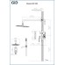 Душевой комплект встраиваемый Gid Edessa L070-CH-VD2