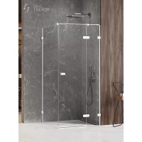 Душевое ограждение NEW TRENDY AVEXA WHITE R 90x80x200 белый