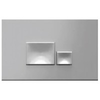 Клавиша смыва ISVEA Axis Piazza для унитаза 246x26x164 матовый хром 54MJ0101I