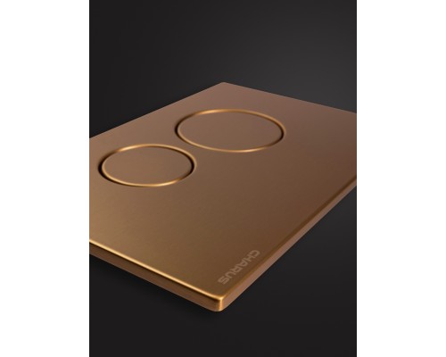 Кнопка смыва Charus Robusto FP.330.BC.05 брашированная медь