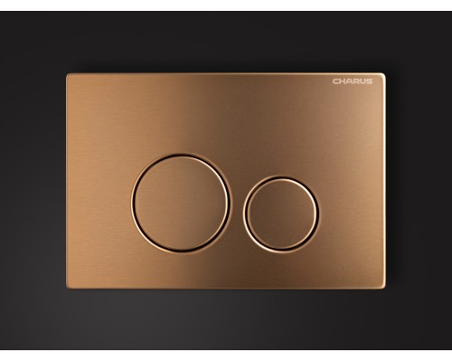 Кнопка смыва Charus Robusto FP.330.BC.05 брашированная медь