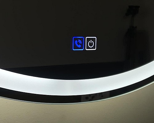 Зеркало BelBagno SPC-RNG-700-LED-TCH-PHONE с подсветкой с сенсорным выключателем с bluetooth с микрофоном и динамиками Зеркало BelBagno SPC-RNG-700-LED-TCH-PHONE с подсветкой с сенсорным выключателем с bluetooth с микрофоном и динамиками
