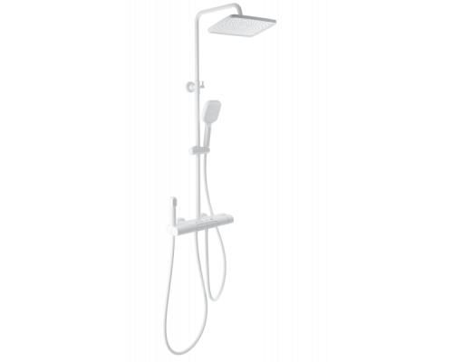Душевая система с термостатом Wonzon&Woghand, Белый матовый