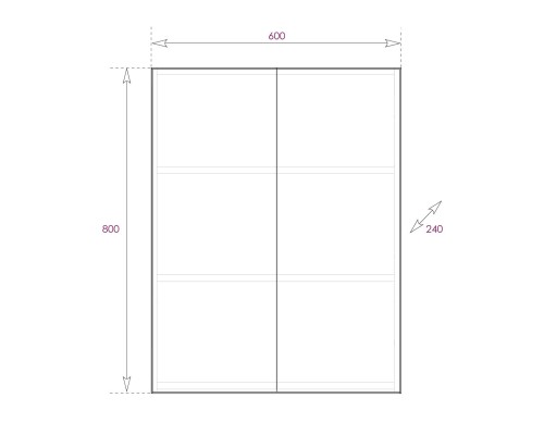 Шкаф Onika Маркус 60 подвесной, белый