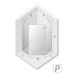 Душевое ограждение NEW TRENDY EVENTA R 90x90x200 хром