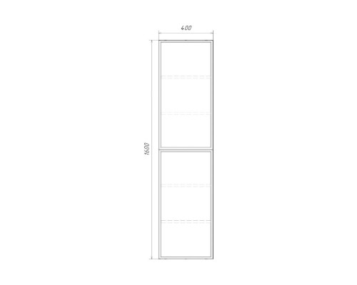 Шкаф-колонна Comforty Мадрид 40 серый шёлк