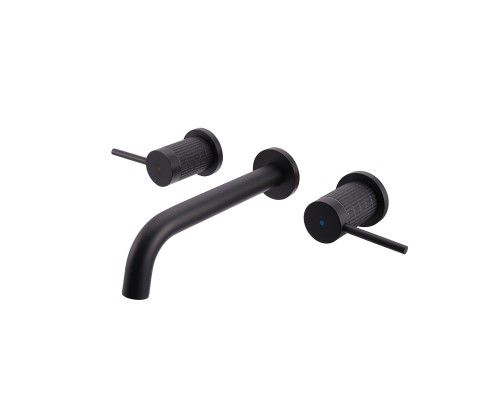 Смеситель для раковины Vincea Groove VBFW-4G1MB встраиваемый черный