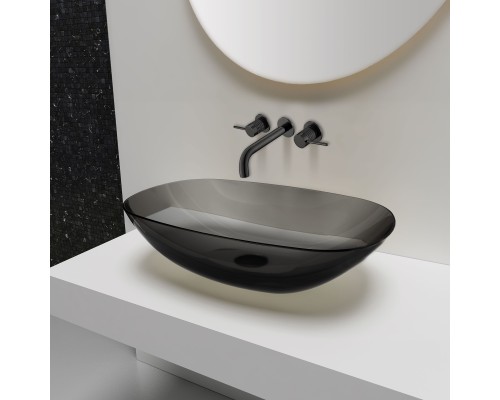 Смеситель для раковины Vincea Groove VBFW-4G1MB встраиваемый черный