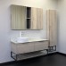 Тумба с раковиной Comforty Порто 120-1 подвесная Дуб дымчатый