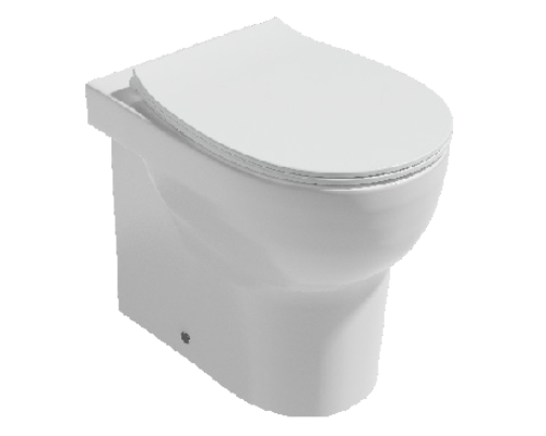 Унитаз ISVEA Absolute приставной 347x500x410-белый 10AB10002SV