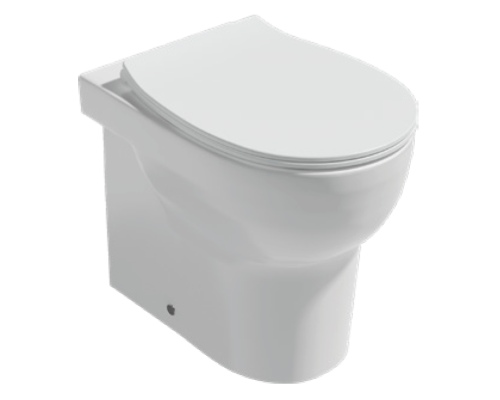 Унитаз ISVEA Absolute приставной 347x500x410-белый 10AB10002SV