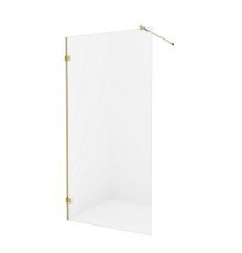 Душевое ограждение NEW TRENDY AVEXA GOLD BRUSHED 160x200 брашированное золото